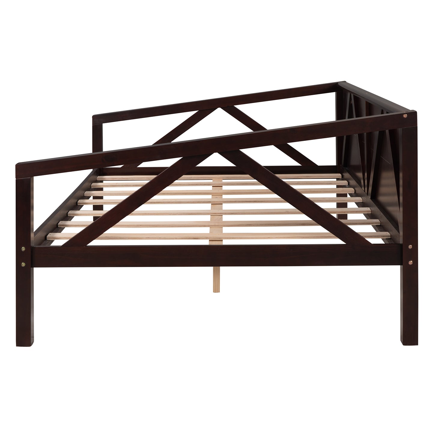 Full size Daybed, Wood Slat Support, Espresso