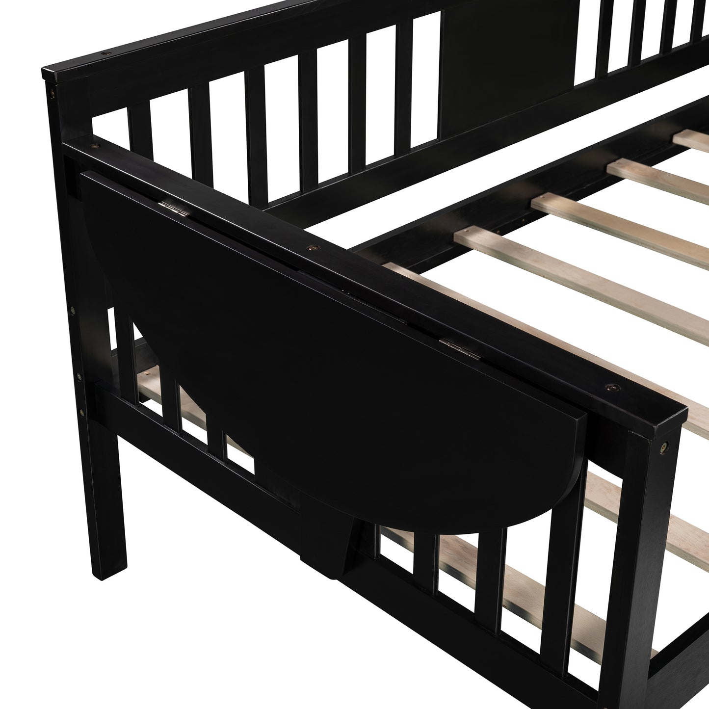 Twin size Daybed, Wood Slat Support, Espresso