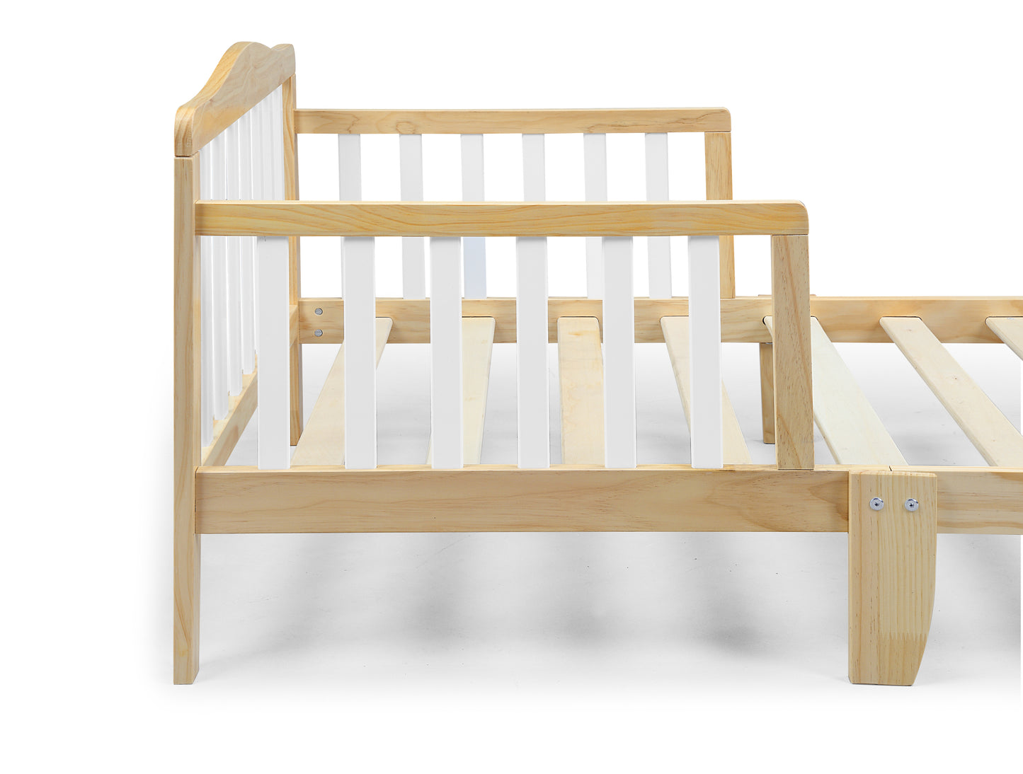 Twain Toddler Bed Natural/White