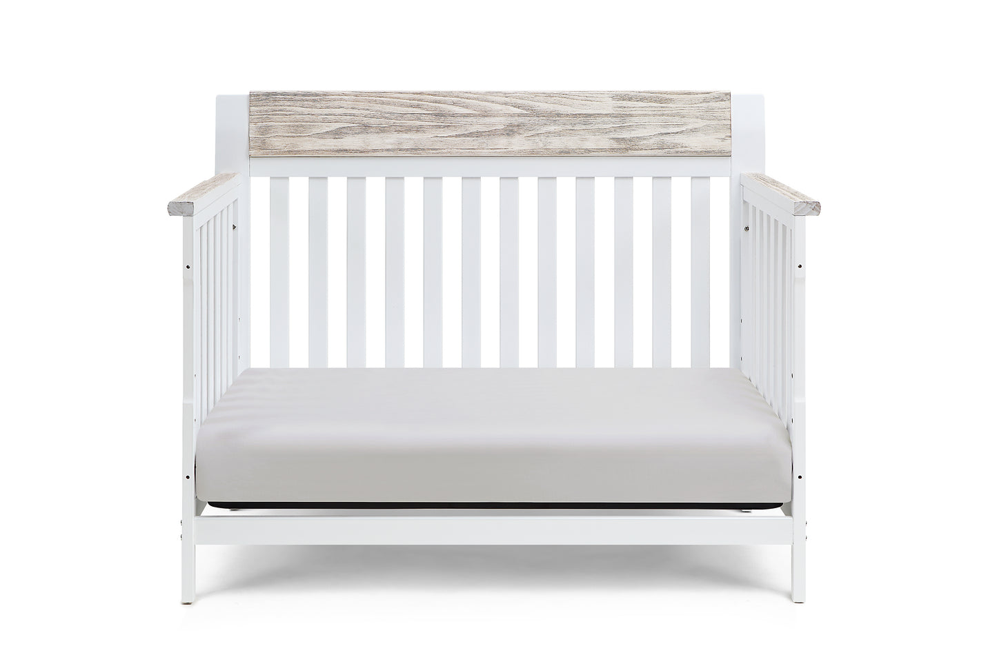 Hayes 4-in-1 Convertible Crib White/Natural