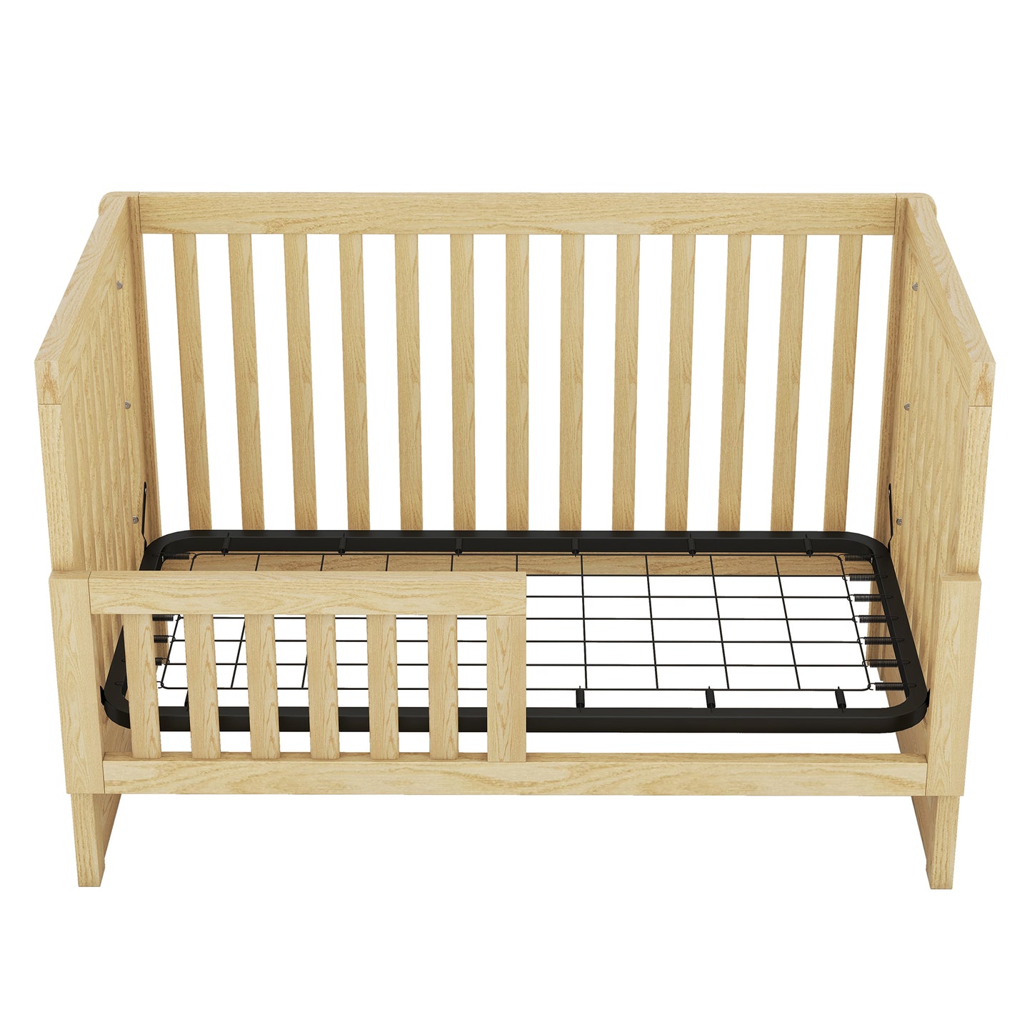 Convertible Crib with Changing Table, Natural