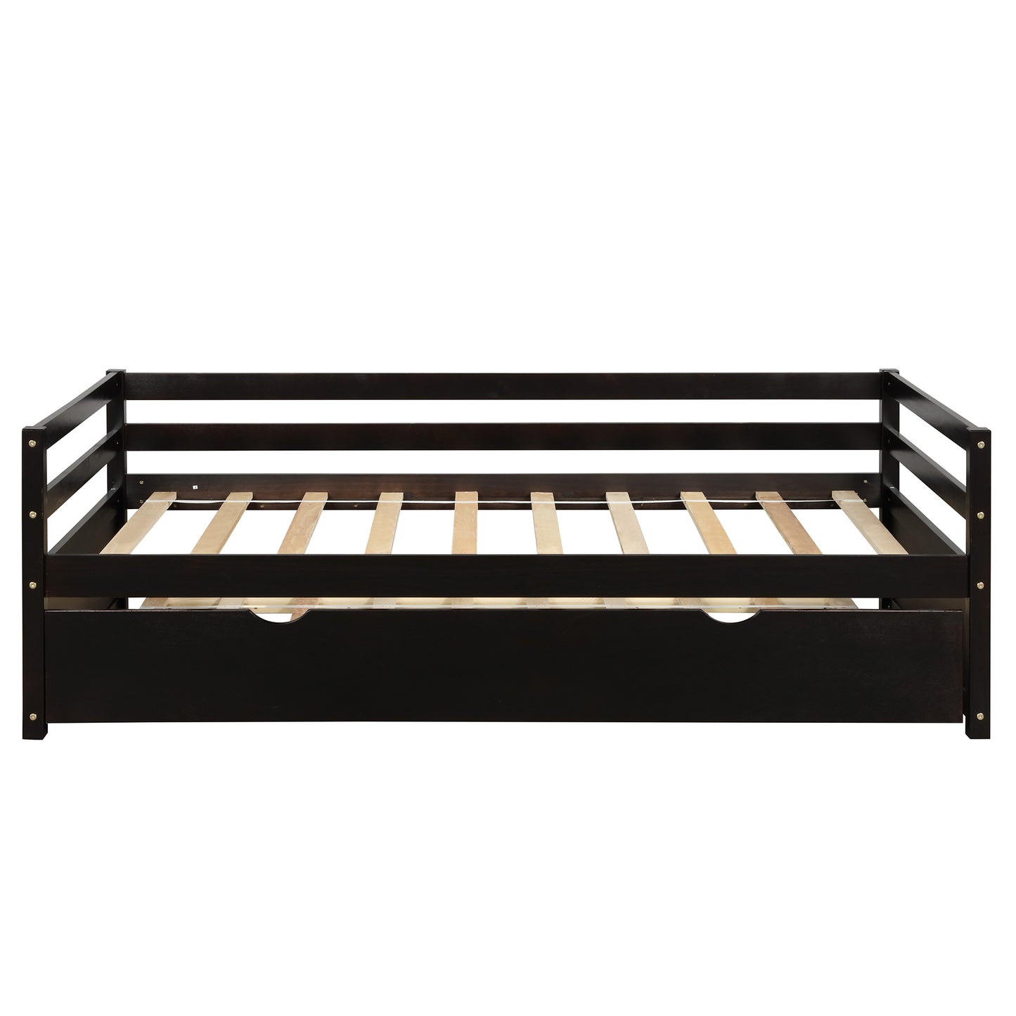 Daybed with Trundle Frame Set, Twin Size, Espresso